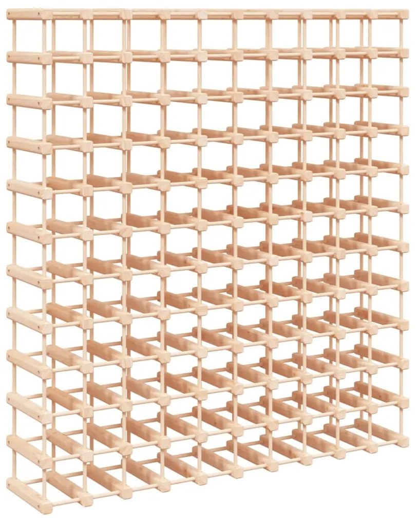 Portabottiglie vino 120bottiglie 112,5x23x123,5cm massello pino