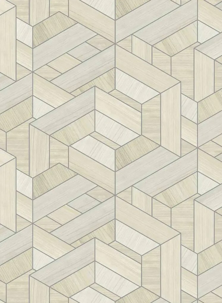 Coordonne Carta da parati Hexagon - Swan