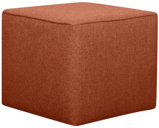 Pouf design quadrato in tessuto mattone PAVE