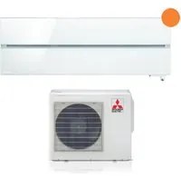 Climatizzatore Condizionatore Mitsubishi Electric Inverter serie Kirigamine Style 9000 Btu MSZ-LN25VGV Pearl White R-32 Wi-Fi Integrato Classe A+++ Bianco Perla