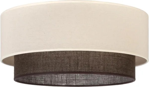 Brilagi - Plafoniera LED BOHO STYLE 1xE27/15W/230V Ø 40 cm crema/marrone