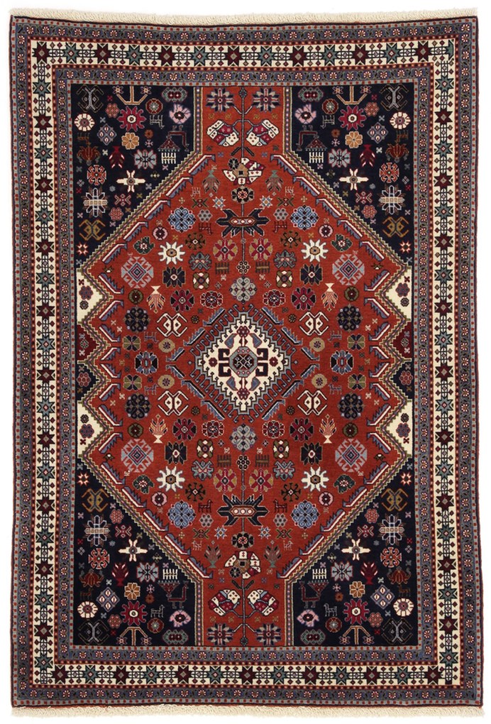 Gashguli Tappeto 150x100 (Iran) Annodato A Mano
