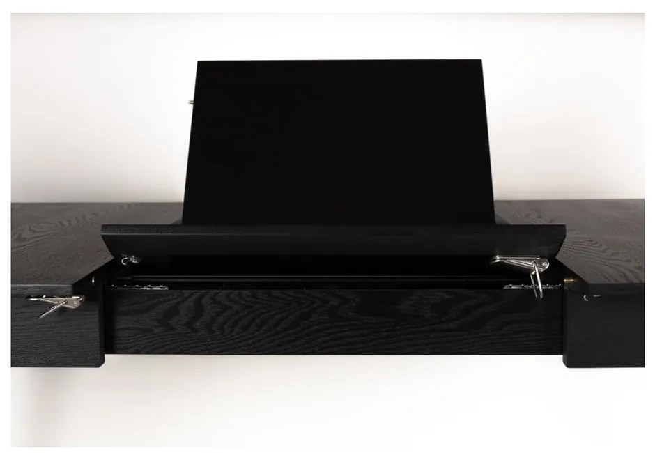 Tavolo da pranzo pieghevole nero , 120 x 80 cm Glimps - Zuiver