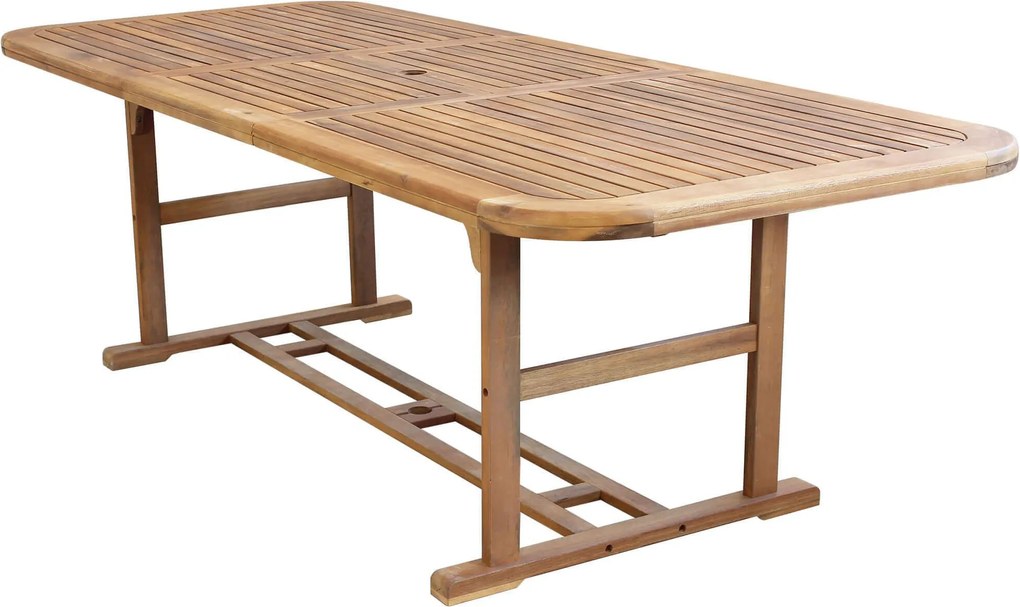 TURRIS - tavolo da giardino allungabile in legno massiccio di acacia 180/240