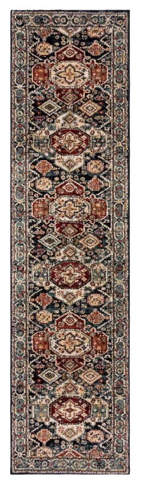 Passatoia blu scuro 66x300 cm Gillingham - Flair Rugs