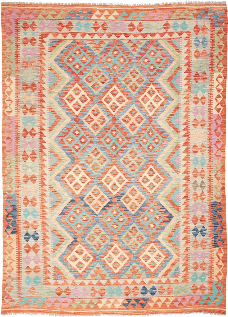 Kilim Tappeto 250x180 (Pakistan) Tessuto A Mano