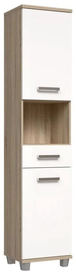 Mobile da bagno VENOM bianco/rovere Sonoma