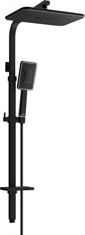 Mexen Q54 colonna doccia, nera/cromata - 798545495-71
