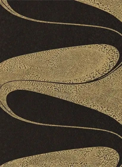 Art Deco Tapete D'Arcy von Zoffany - Vine Black