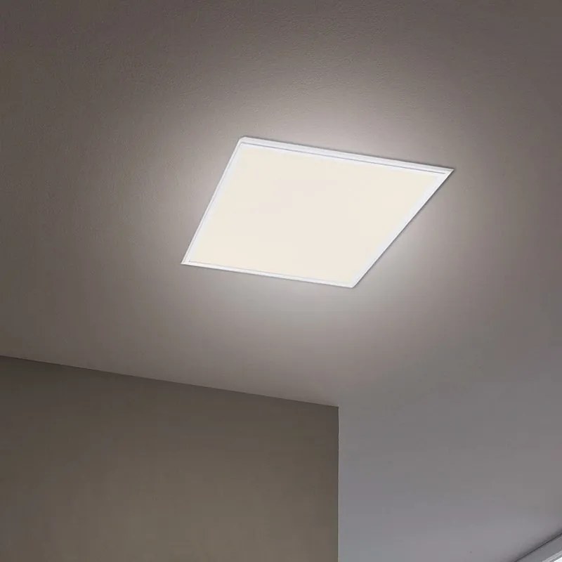 Pannello LED Allie bianco 40x40 cm Luce cct dimmerabile 2400 LUMEN