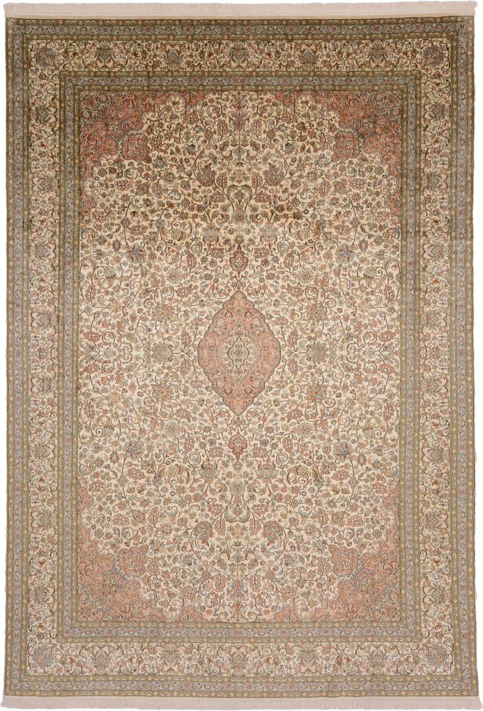Cashmere Silk Tappeto orientale 220x310 (Indian) Annodato A Mano