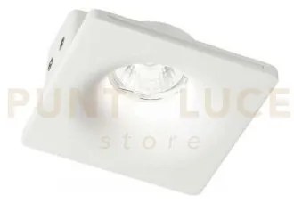 Zephyr faretto da incasso in gesso verniciabile ip20 1 luce attacco...