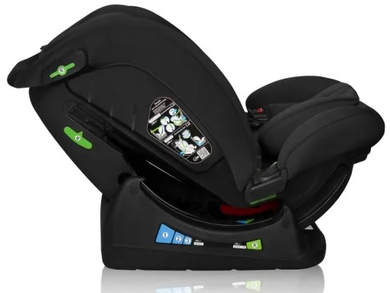 Lionelo - Seggiolino auto IZZY i-Size 40-150 cm Nero Carbonio