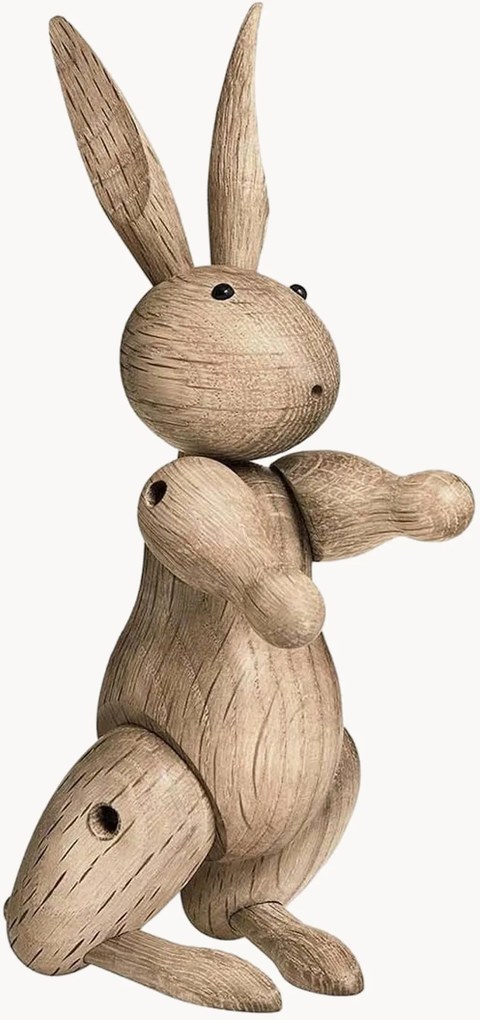 Oggetto decorativo fatto a mano in legno di quercia Rabbit