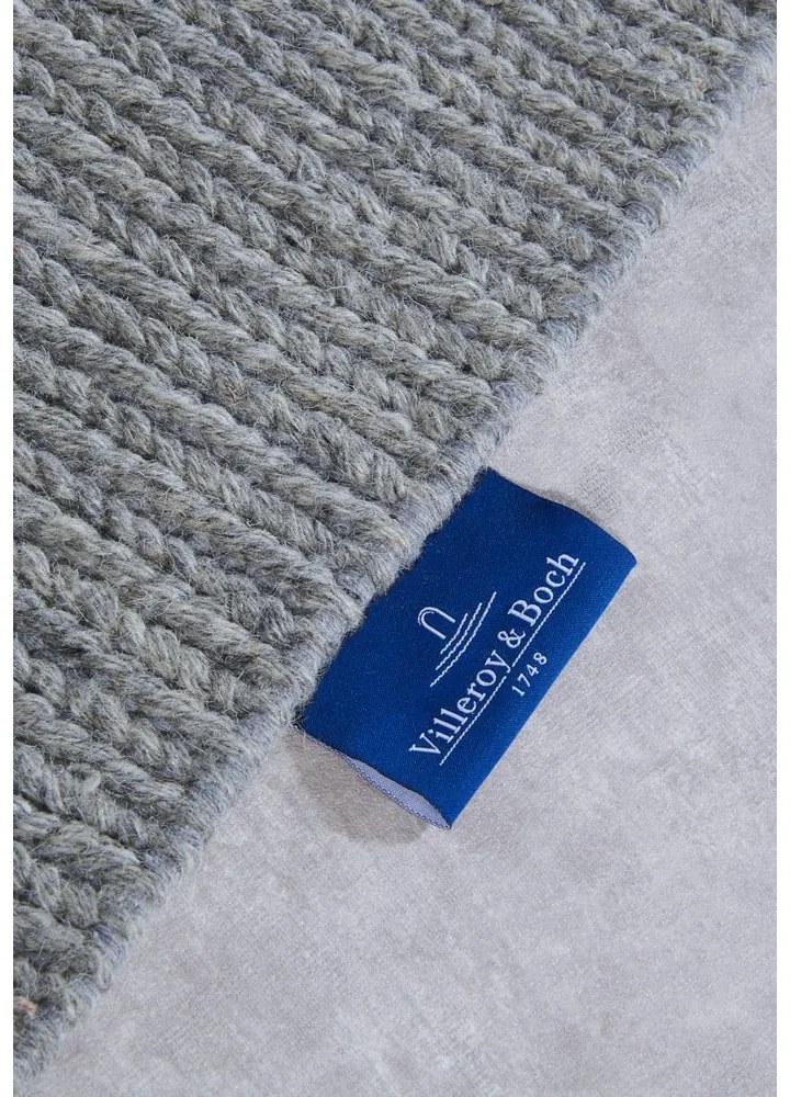 Passatoia grigia in lana tessuta a mano 80x200 cm Francois - Villeroy&Boch