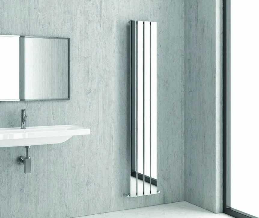 Termoarredo radiatore bagno 180x30cm con elementi piatti modello Kam-370 - KAMALU