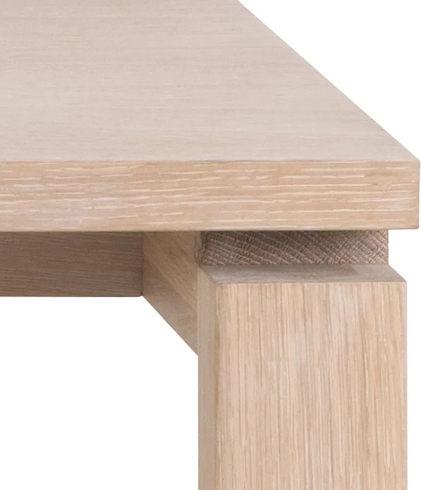 Tavolo da pranzo pieghevole con piano in rovere decorato 100x200 cm Linley - Actona