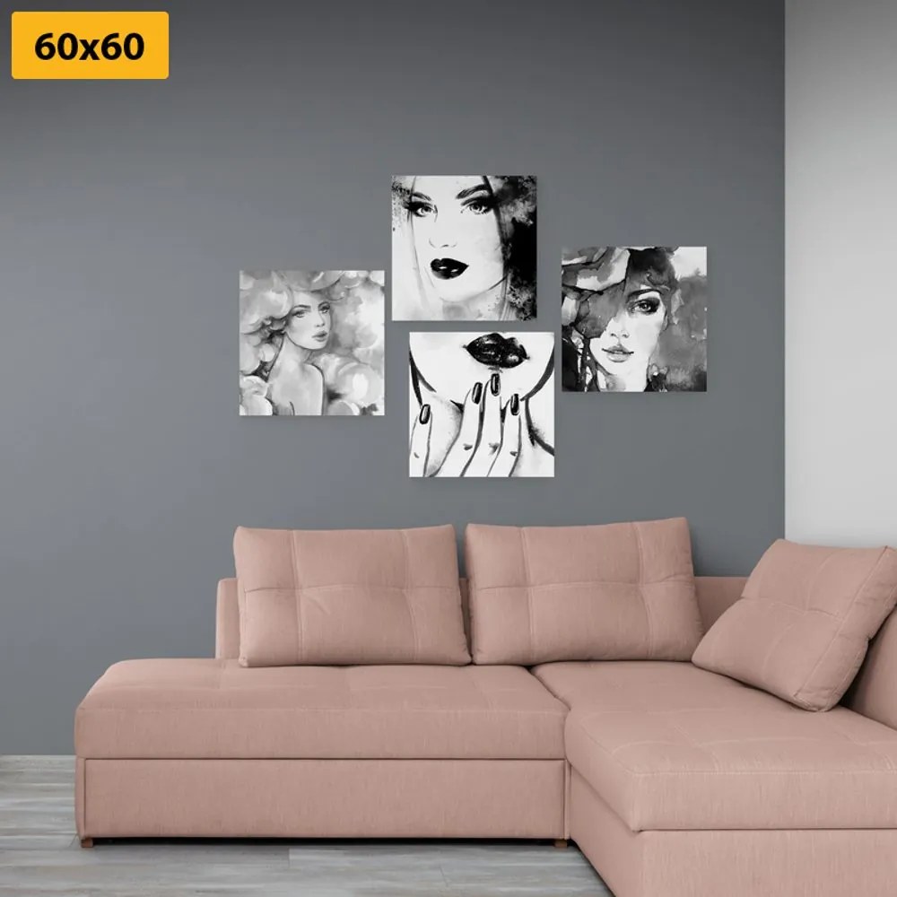 Set di quadri – Eleganza femminile