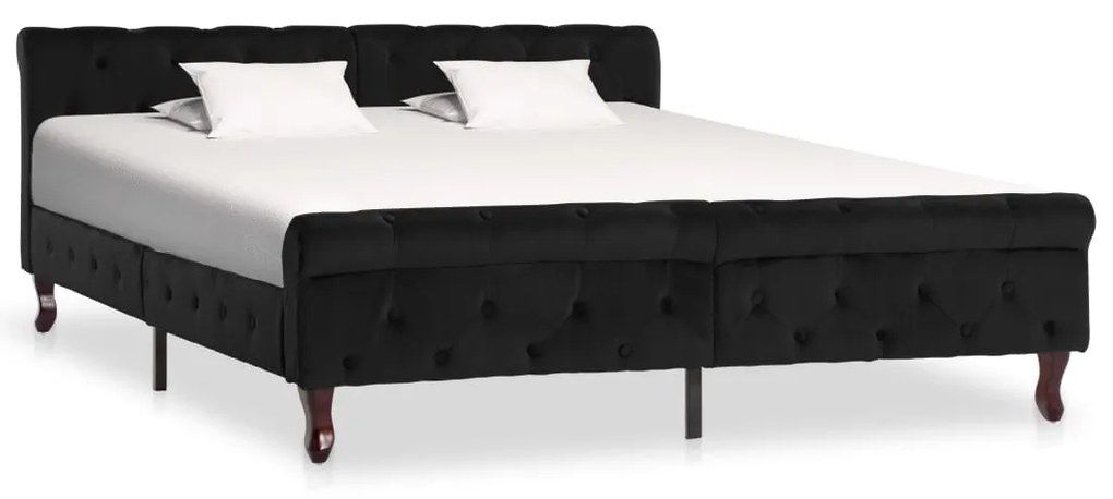 Giroletto Nero İn Velluto 160x200 Cm /