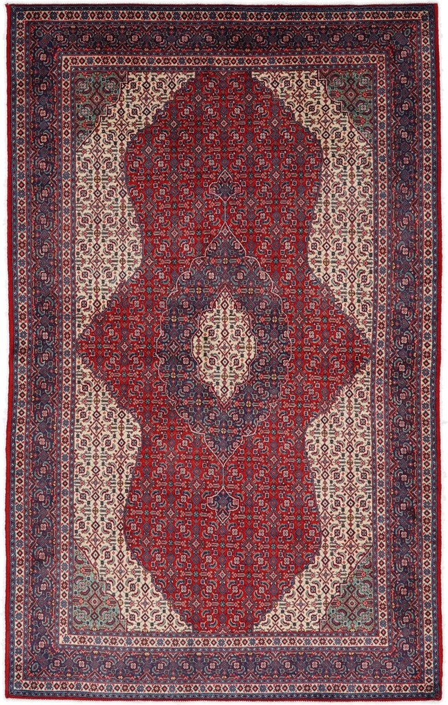 Sarouk Tappeto 130x210 (Iran) Annodato A Mano