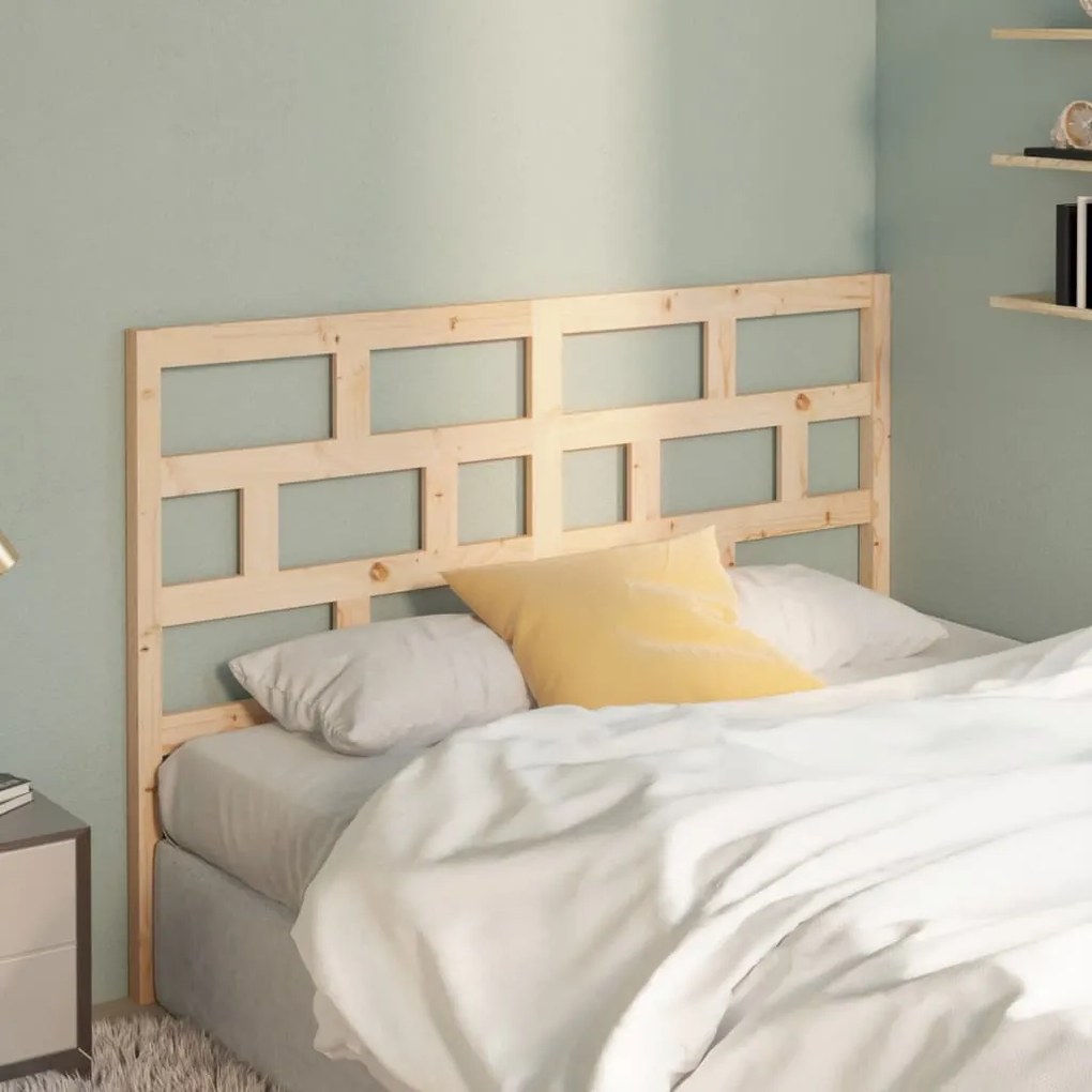 Testiera Per Letto 166x4x100 Cm İn Legno Massello Di Pino /