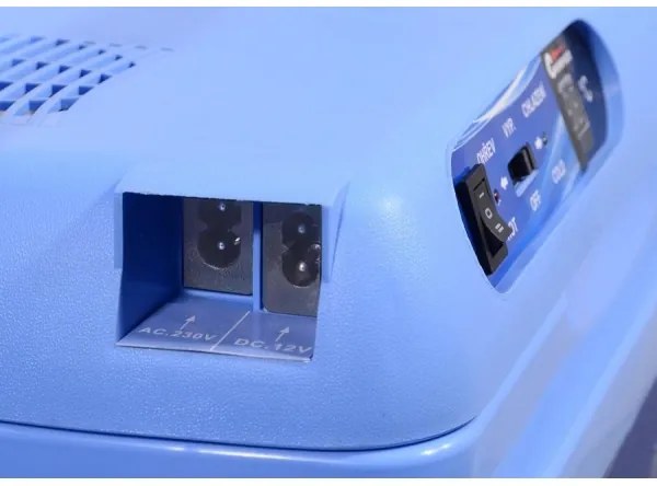 Contenitore refrigerante portatile con display — 48 W, 230/12 V, 25 L, blu