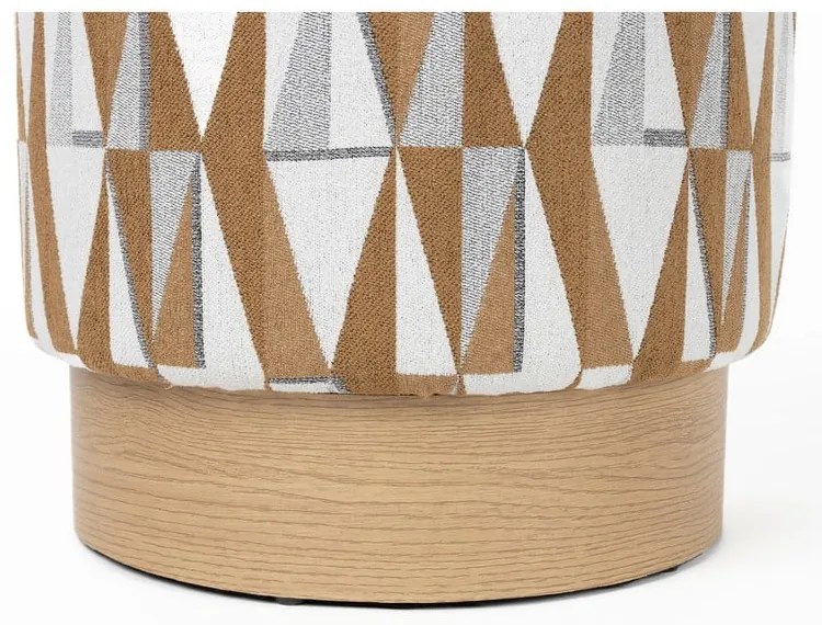 Poggiapiedi marrone Ziggy – White Label