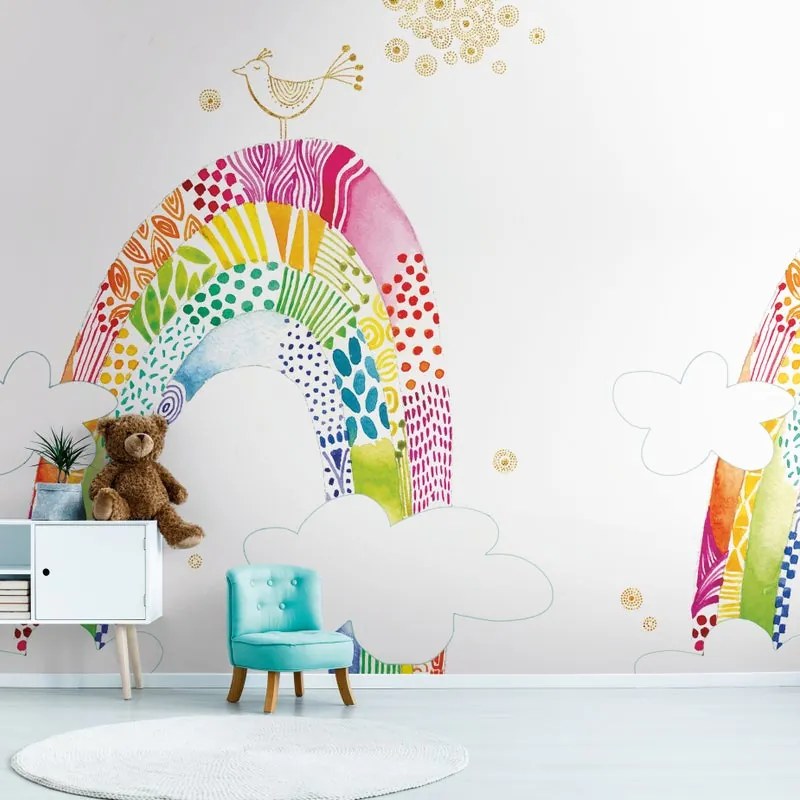 Fotomurale Rain pow, multicolore