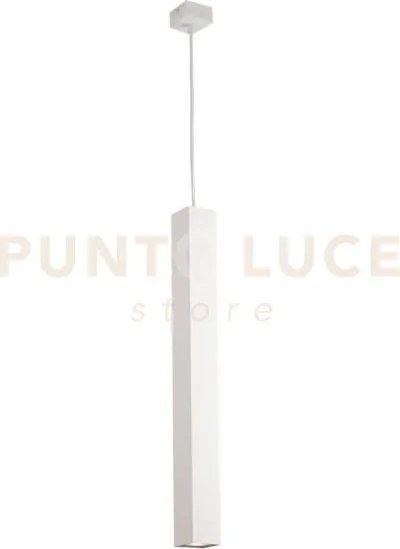 Lampadario a sospensione fluke quadrata bianca 1 luce attacco gu10 ...