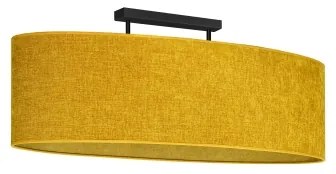 Duolla - Lampadario a plafone OVAL 2xE27/15W/230V marrone