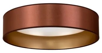 Duolla - Plafoniera LED ROLLER LED/24W/230V diametro 45 cm rame/oro