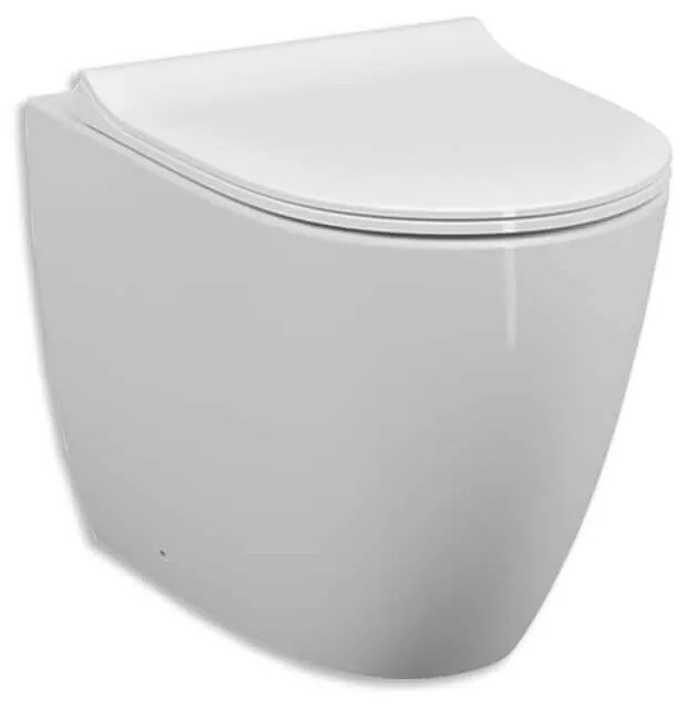 WC Vitra Sento filo muro a terra scarico rimless cod. 7985B003-0075