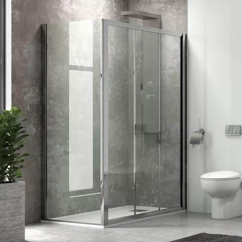 Kamalu - Box doccia 150X70 apertura scorrimento KP3000S
