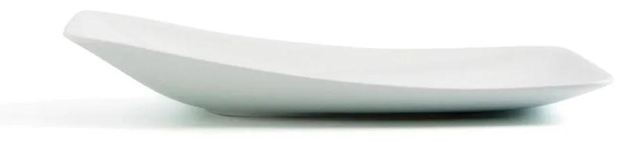 Piatto Piano Ariane Vital Rettangolare Ceramica Bianco (29 x 15,5 cm) (6 Unità)