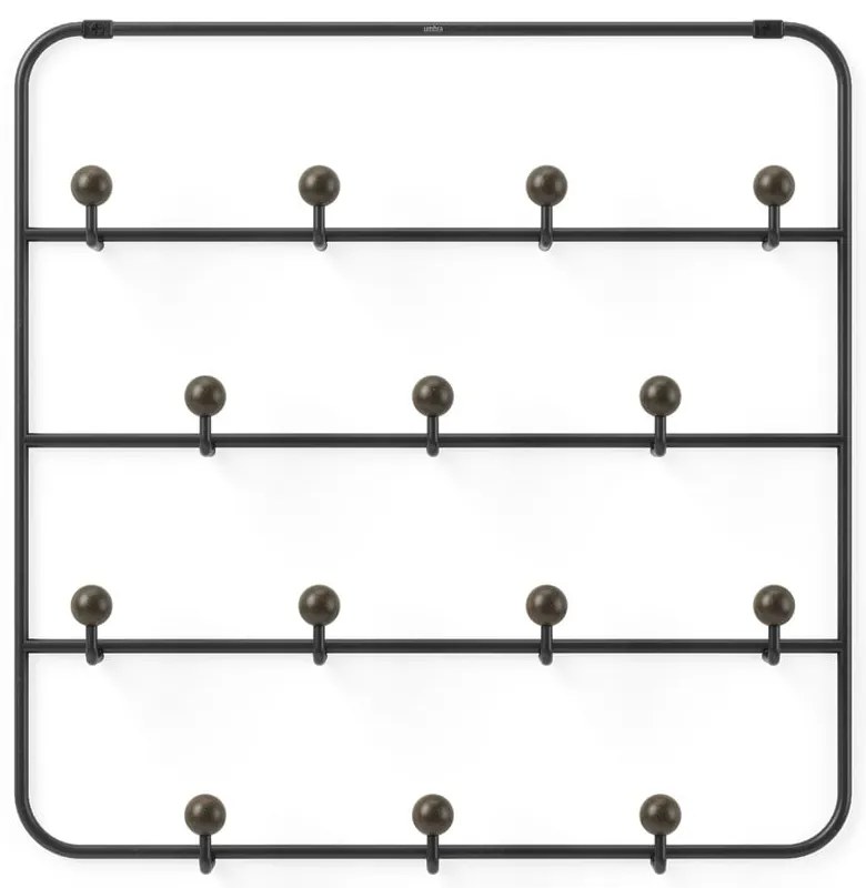 Appendiabiti in metallo nero naturale 36 cm Estique - Umbra