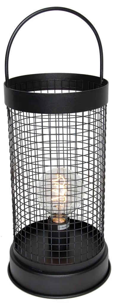 Lampada da tavolo moderna grigia da 52 cm - Horario