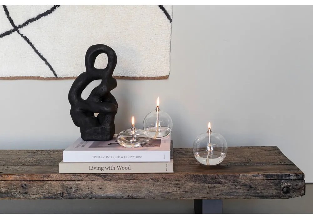 Lampada a olio in vetro (altezza totale 10 cm) Aura – Mette Ditmer Denmark