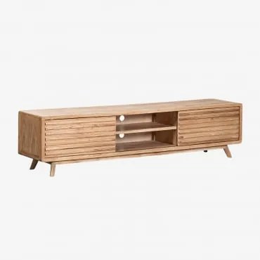 Mobile Porta Tv In Legno Deleyna ↔︎ 200 Cm - Sklum
