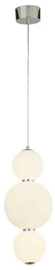 Searchlight 51022-3CC - Lampadario LED su corda SNOWBALL LED/18W/230V