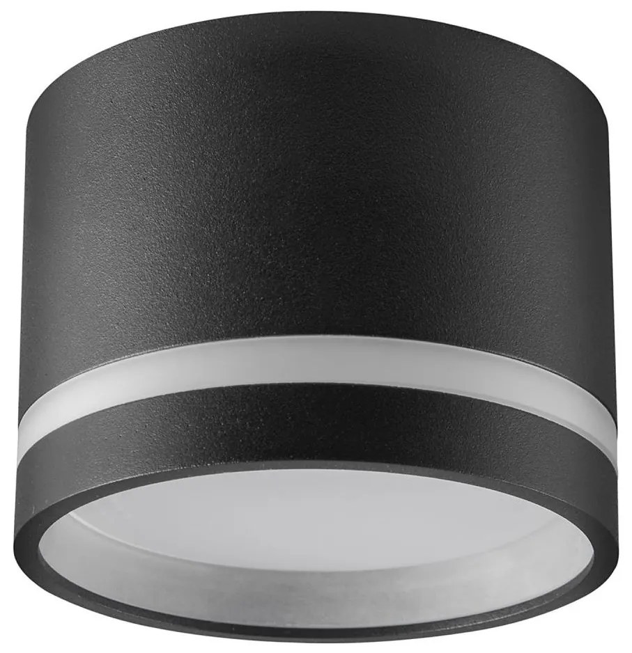 Plafoniera LED PARIGI 1xGX53/6W/230V nero
