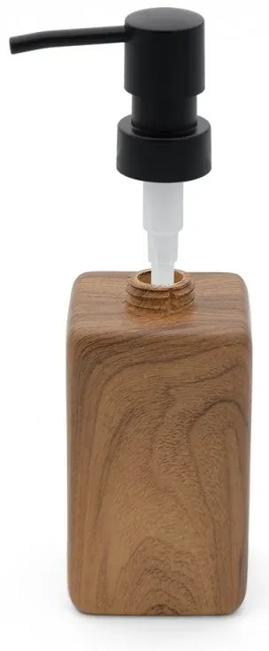 Set accessori bagno 2 pezzi in poliresina effetto legno Radici