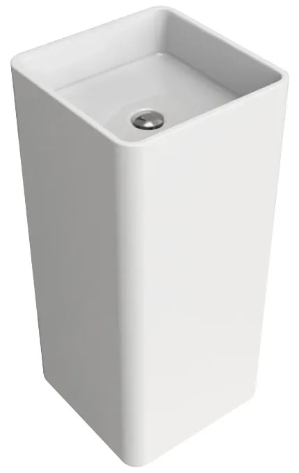 Ceramica flaminia monowash lavabo 40 cm a colonna parete senza troppopieno in ceramica bianco