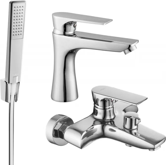 Mexen Axel R72 set da bagno, cromo - 73803R72-00