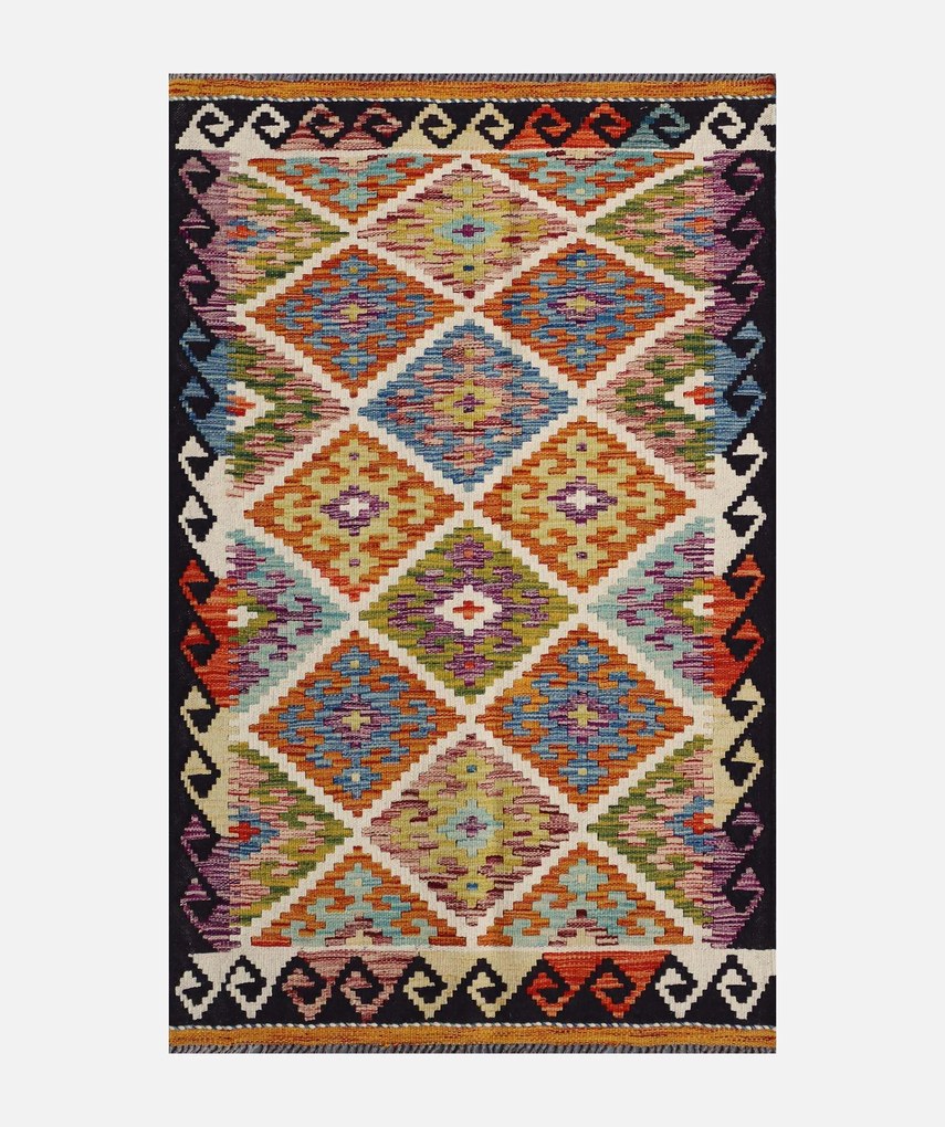 Kilim Tappeto 80x120 (Pakistan) Tessuto A Mano