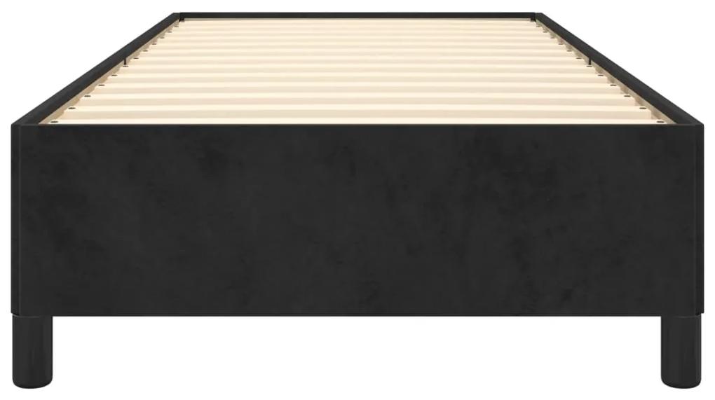 Giroletto nero 90x200 cm in velluto
