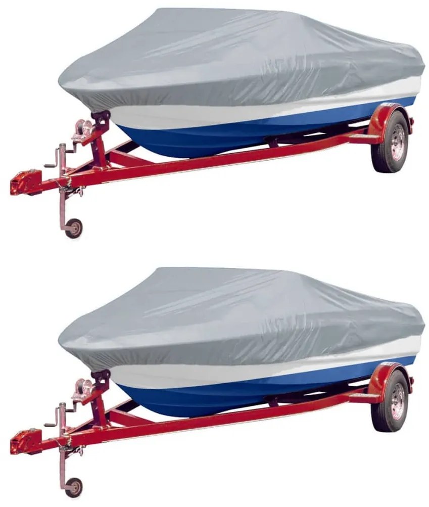 Telo Per Barca 2 Pz Grigio Lunghezza 488-564 Cm Larghezza 239cm /