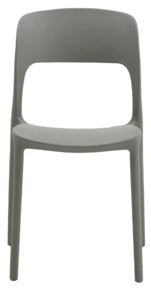 Set di sedie SOUTH BEACH in polipropilene grigio