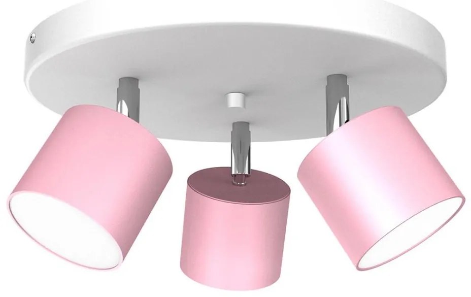 Faretto DIXIE 3xGX53/11W/230V rosa