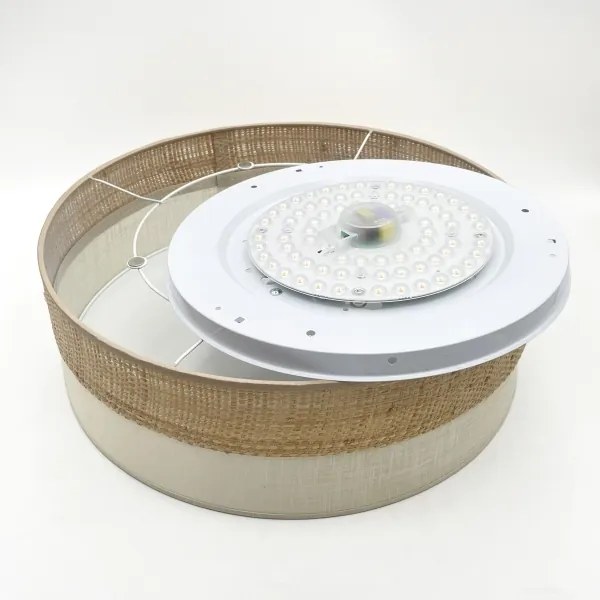 Plafoniera LED SIRJA BOHO LED/36W/230V ø 45 cm beige/crema