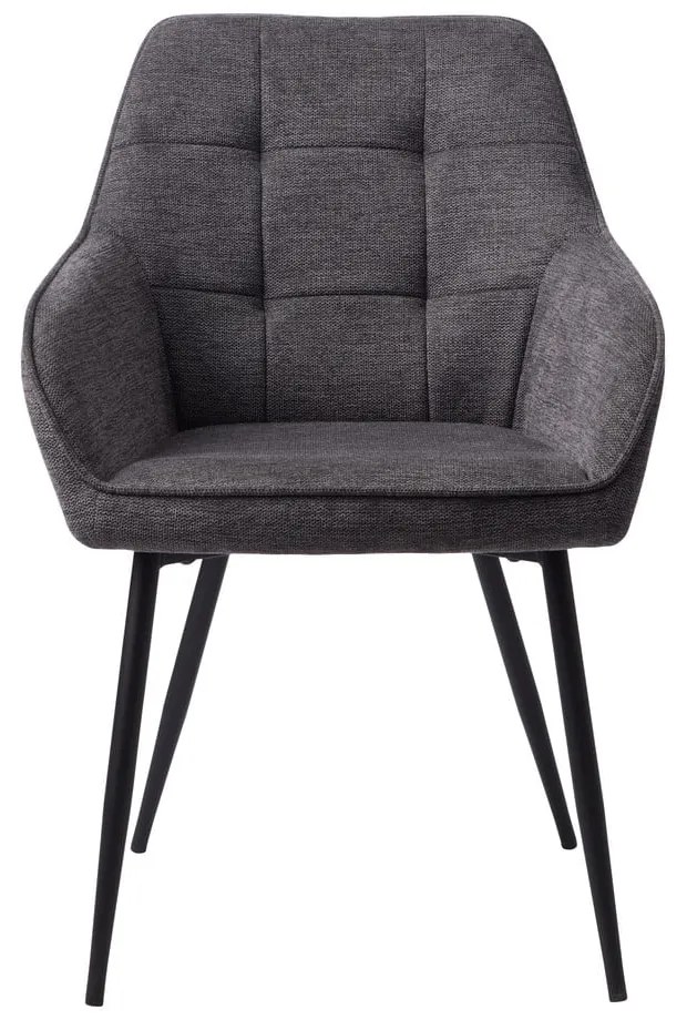 Sedia da pranzo grigio scuro Nolan - Unique Furniture